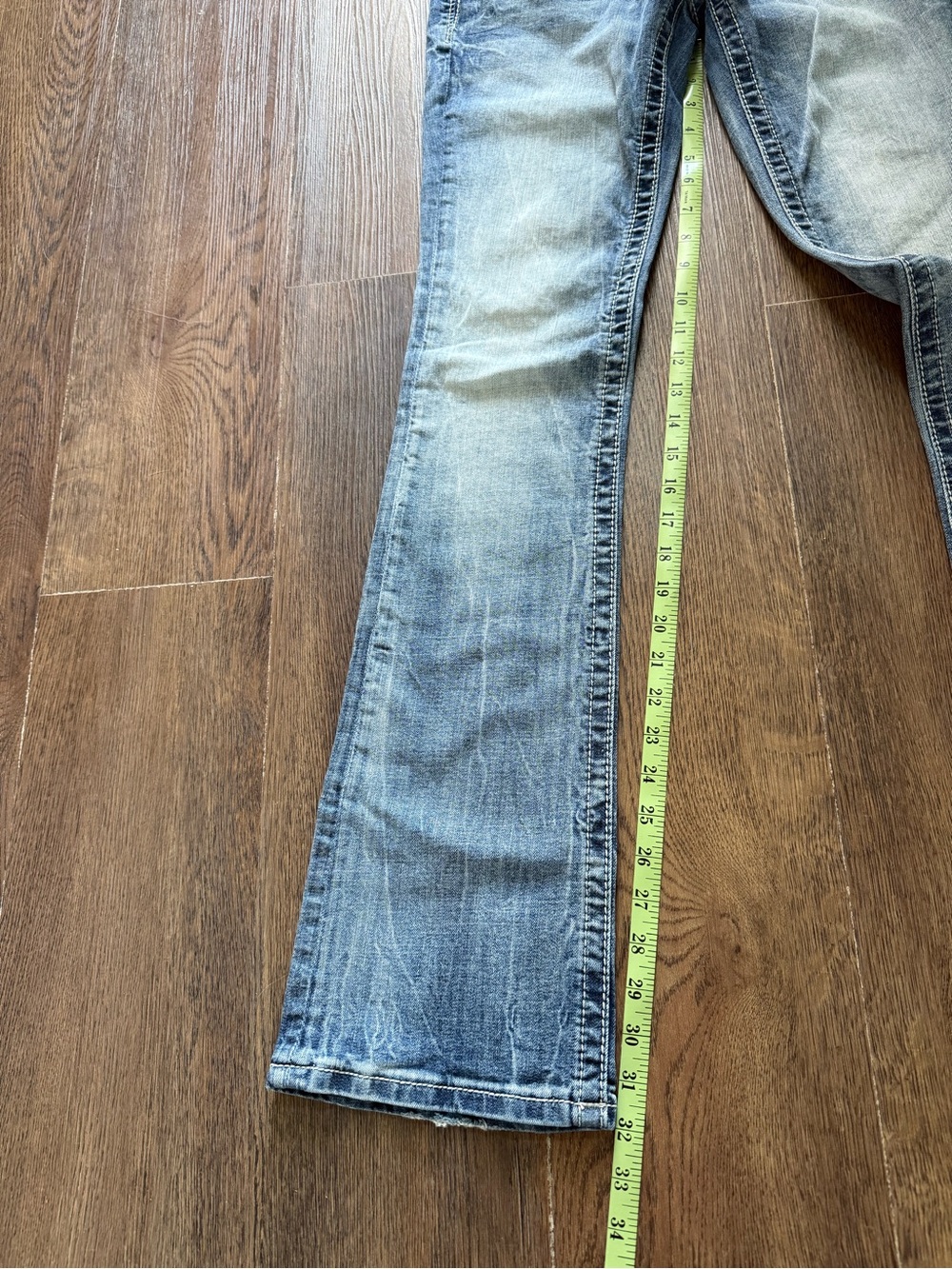Miss Me Jeans Size 27 Cross Studded Embellished Bootcut Y2K Western - Picture 3 of 6